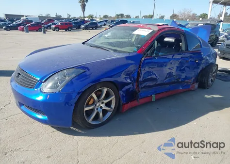 2003 Infiniti G35 Base W/6 Speed Manual from USA, damaged, VIN JNKCV54E53M211367